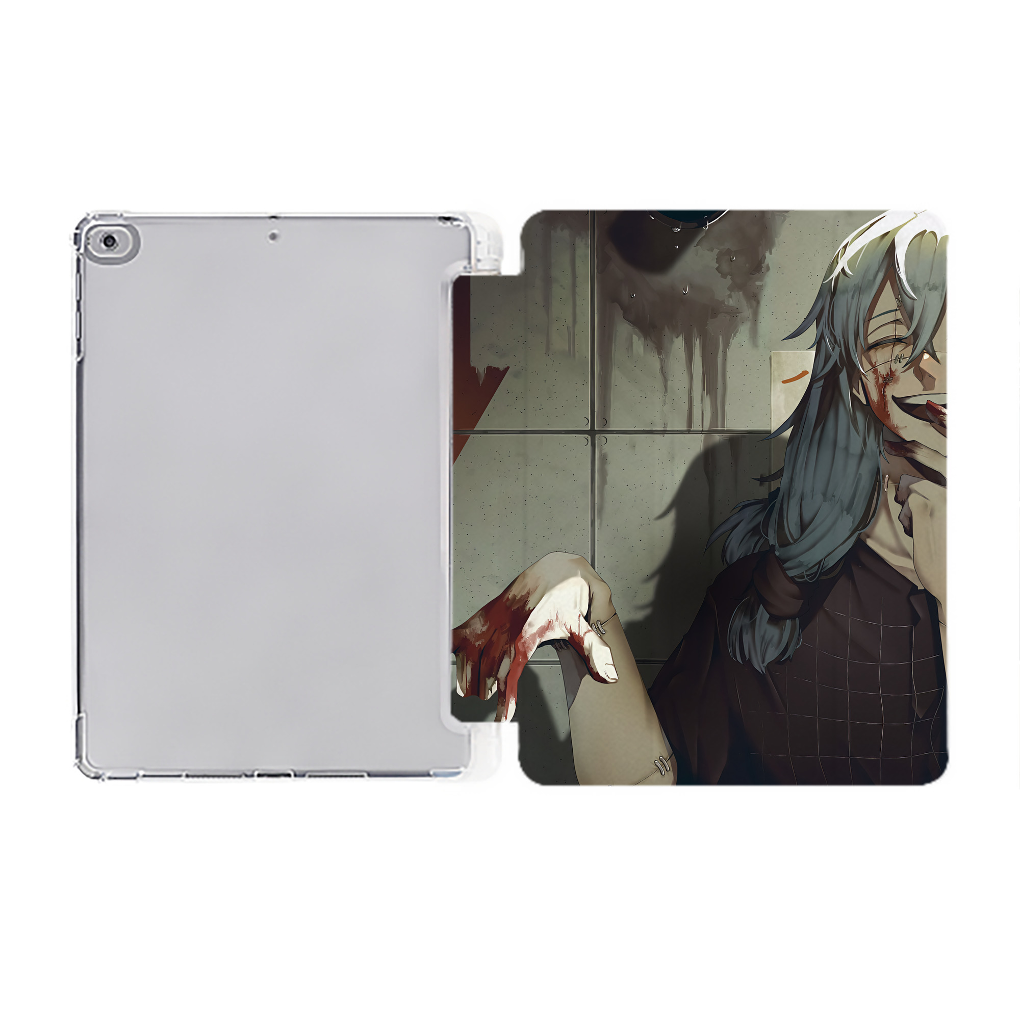 （画像用） SPY×FAMILY间谍家家酒 IPad ケース ペン収納付き 三つ折りスタンド PUレザー×シリコン 対応機種9.5/10.5/10.9インチ